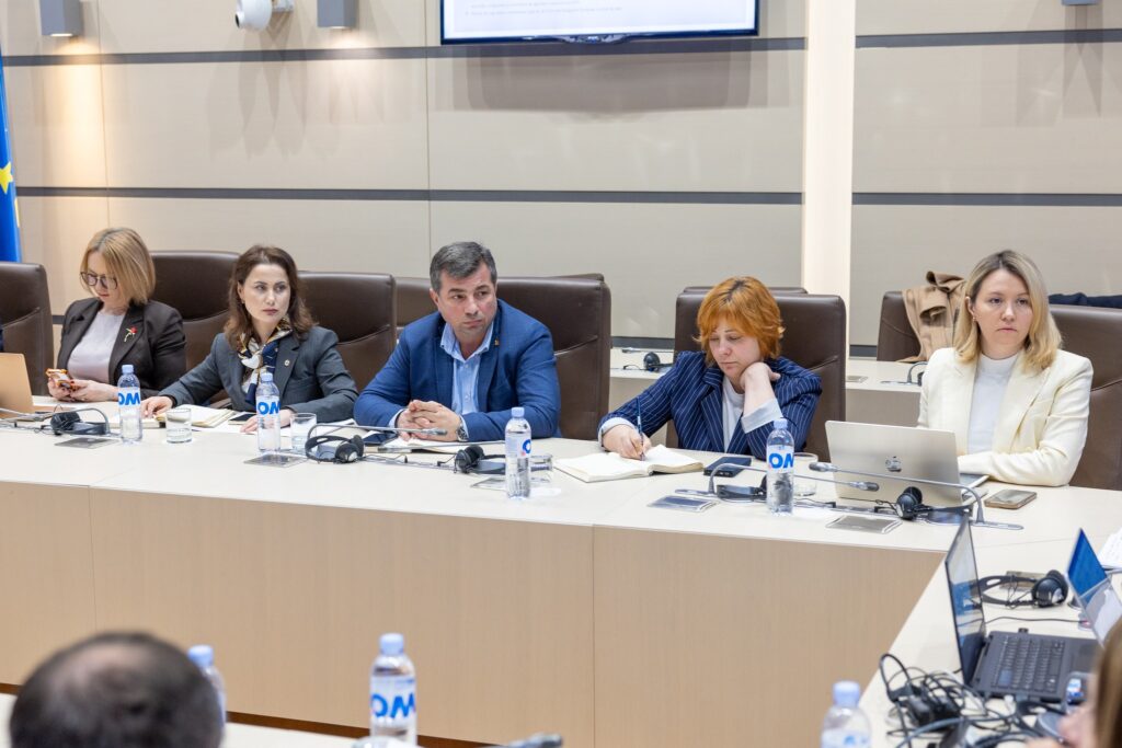 Oleg Canaţui la şedinţa Comisiei parlamentare pentru integrare europeană/facebook PAS Leova